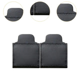 Maxbell 2x Seat Belt Adjuster Automobile PU Leather Comfort Children Neck Protection Hook and Loop