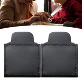 Maxbell 2x Seat Belt Adjuster Automobile PU Leather Comfort Children Neck Protection Hook and Loop