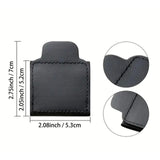 Maxbell 2x Seat Belt Adjuster Automobile PU Leather Comfort Children Neck Protection Hook and Loop