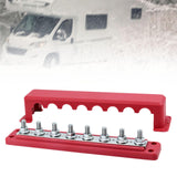 Maxbell Power Distribution Block M10 Busbar Terminals 300A Marine Red