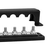Maxbell Power Distribution Block M10 Busbar Terminals 300A Marine Black