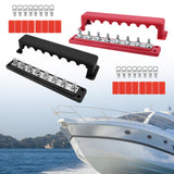 Maxbell Power Distribution Block Negative and Positive 300A for Boat Marine Car Red