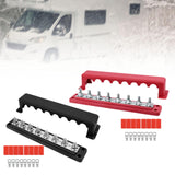 Maxbell Power Distribution Block Negative and Positive 300A for Boat Marine Car Red