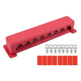 Maxbell Power Distribution Block Negative and Positive 300A for Boat Marine Car Red