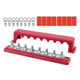Maxbell Power Distribution Block Negative and Positive 300A for Boat Marine Car Red