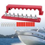 Maxbell Power Distribution Block Negative and Positive 300A for Boat Marine Car Red