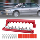 Maxbell Power Distribution Block Negative and Positive 300A for Boat Marine Car Red