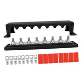 Maxbell Power Distribution Block Negative and Positive 300A for Boat Marine Car Black