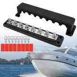 Maxbell Power Distribution Block Negative and Positive 300A for Boat Marine Car Black