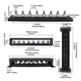 Maxbell Power Distribution Block Negative and Positive 300A for Boat Marine Car Black