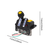 Maxbell Truck Control Valve Sturdy Rising Slow Down 4 Holes Dump Truck Control Valve