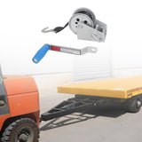 Maxbell Hand Winch Comfortable Handle Sturdy Manual Winch for UTV Boat Trailers 158x158x118mm 4m