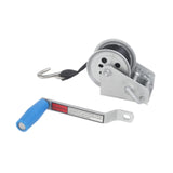 Maxbell Hand Winch Comfortable Handle Sturdy Manual Winch for UTV Boat Trailers 158x158x118mm 4m