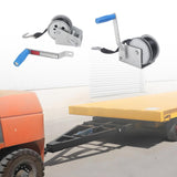 Maxbell Hand Winch Comfortable Handle Sturdy Manual Winch for UTV Boat Trailers 158x158x118mm 4m