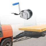 Maxbell Hand Winch Comfortable Handle Sturdy Manual Winch for UTV Boat Trailers 189x175x144mm 6m