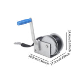 Maxbell Hand Winch Comfortable Handle Sturdy Manual Winch for UTV Boat Trailers 189x175x144mm 6m
