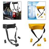 Maxbell Gas Cylinder Fixing Belt Professional Premium Accessory Practical Wall Mount Black