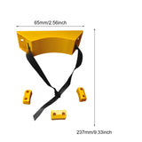 Maxbell Gas Cylinder Fixing Belt Professional Premium Accessory Practical Wall Mount Yellow