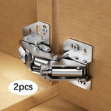 Maxbell 2x RV Cabinet Door Hinges Soft Close Travel Wardrobe Overhead Cabinet Hinges