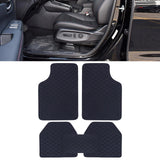 Maxbell 5 Pieces Automotive Floor Mats Front and Rear Mats for Automobile Truck Black