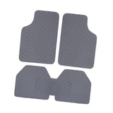 Maxbell 5 Pieces Automotive Floor Mats Front and Rear Mats for Automobile Truck Gray