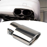Maxbell Car Exhaust Tip Stainless Steel Accessory Exhaust Muffler for SUV Sedan argent straight