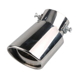 Maxbell Car Exhaust Tip Stainless Steel Accessory Exhaust Muffler for SUV Sedan argent bent