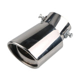 Maxbell Car Exhaust Tip Stainless Steel Accessory Exhaust Muffler for SUV Sedan argent bent