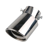 Maxbell Car Exhaust Tip Stainless Steel Accessory Exhaust Muffler for SUV Sedan argent bent