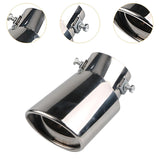 Maxbell Car Exhaust Tip Stainless Steel Accessory Exhaust Muffler for SUV Sedan argent bent