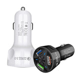 Maxbell Car Phone Charger 3 Port Automobile Accessory Stylish Compact Sturdy Adapter Black