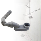 Maxbell Low Profile Shower Drain Pipe Tub Drain for   Shower Sink Bath Bathtub