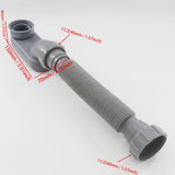 Maxbell Low Profile Shower Drain Pipe Tub Drain for   Shower Sink Bath Bathtub