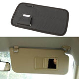Maxbell Car Visor CD Case Organizer 11.8x6.3inch Versatile Lightweight Storage Pouch Black