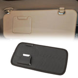 Maxbell Car Visor CD Case Organizer 11.8x6.3inch Versatile Lightweight Storage Pouch Black