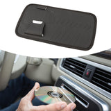 Maxbell Car Visor CD Case Organizer 11.8x6.3inch Versatile Lightweight Storage Pouch Black