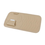 Maxbell Car Visor CD Case Organizer 11.8x6.3inch Versatile Lightweight Storage Pouch Beige