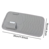 Maxbell Car Visor CD Case Organizer 11.8x6.3inch Versatile Lightweight Storage Pouch Grey