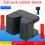 Maxbell 4 Pieces Automotive Jack Rubber Rubber Pad Flexible Black Compact Protective
