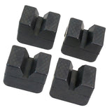 Maxbell 4 Pieces Automotive Jack Rubber Rubber Pad Flexible Black Compact Protective