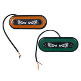 Maxbell Side Marker Light Waterproof Vehicle Exterior Front/Rear 12V/24V Orange