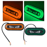 Maxbell Side Marker Light Waterproof Vehicle Exterior Front/Rear 12V/24V Orange