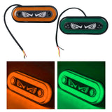 Maxbell Side Marker Light Waterproof Vehicle Exterior Front/Rear 12V/24V Orange