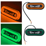 Maxbell Side Marker Light Waterproof Vehicle Exterior Front/Rear 12V/24V Orange