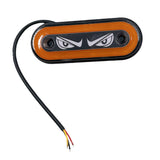 Maxbell Side Marker Light Waterproof Vehicle Exterior Front/Rear 12V/24V Orange