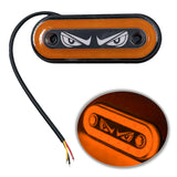 Maxbell Side Marker Light Waterproof Vehicle Exterior Front/Rear 12V/24V Orange