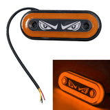 Maxbell Side Marker Light Waterproof Vehicle Exterior Front/Rear 12V/24V Orange