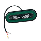 Maxbell Side Marker Light Waterproof Vehicle Exterior Front/Rear 12V/24V Green