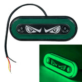 Maxbell Side Marker Light Waterproof Vehicle Exterior Front/Rear 12V/24V Green