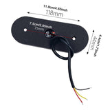 Maxbell Side Marker Light Waterproof Vehicle Exterior Front/Rear 12V/24V Green